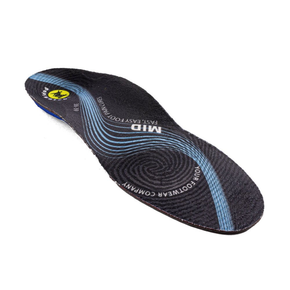 خرید آنلاین کفی طبی ورزشی پاپیا متناسب با قوس متوسط پا (Sport Mid Arch) کد 86